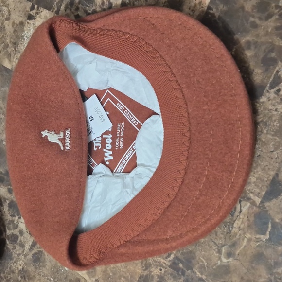 Kangol Men\'s 100%Wool Brown Beret